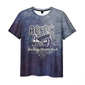 Мужская футболка 3D с принтом AC/DC пушка в Курске, 100% полиэфир | прямой крой, круглый вырез горловины, длина до линии бедер | Тематика изображения на принте: ac dc | acdc | for those about to rock | австралийская | ангус янг | блюз рок | головы | группа | крис слэйд | метал | музыканты | певцы | рок | рок н ролл | сталь | стиви янг | хард рок | эксл роуз