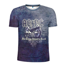 Мужская футболка 3D спортивная с принтом AC/DC пушка в Курске, 100% полиэстер с улучшенными характеристиками | приталенный силуэт, круглая горловина, широкие плечи, сужается к линии бедра | ac dc | acdc | for those about to rock | австралийская | ангус янг | блюз рок | головы | группа | крис слэйд | метал | музыканты | певцы | рок | рок н ролл | сталь | стиви янг | хард рок | эксл роуз