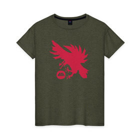 Женская футболка хлопок с принтом Warlock в Курске, 100% хлопок | прямой крой, круглый вырез горловины, длина до линии бедер, слегка спущенное плечо | destiny | destiny 2 | дестени