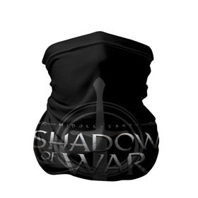 Бандана-труба 3D с принтом Shadow of War 1 в Курске, 100% полиэстер, ткань с особыми свойствами — Activecool | плотность 150‒180 г/м2; хорошо тянется, но сохраняет форму | lord of the rings