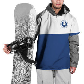 Накидка на куртку 3D с принтом Chelsea - Light Blue в Курске, 100% полиэстер |  | челси