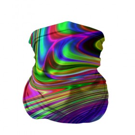 Бандана-труба 3D с принтом Галлюцинации в Курске, 100% полиэстер, ткань с особыми свойствами — Activecool | плотность 150‒180 г/м2; хорошо тянется, но сохраняет форму | abstract | colorful | colors | rainbow | tie dye | абстракция | брызги | геометрия | краска | краски | разводы