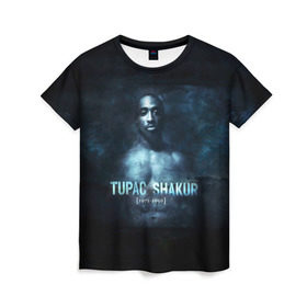 Женская футболка 3D с принтом Tupac Shakur 1971-1996 в Курске, 100% полиэфир ( синтетическое хлопкоподобное полотно) | прямой крой, круглый вырез горловины, длина до линии бедер | 1971 1996 | 2pac | makaveli | амару | ганста | гето | гетто | годы жизни | жизнь головореза | крутой | лицо | надпись | песня | реп | репер | слова песни | тупак | хип хоп | хипхоп | шакур