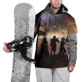 Накидка на куртку 3D с принтом Three в Курске, 100% полиэстер |  | Тематика изображения на принте: destiny | destiny 2 | дестени