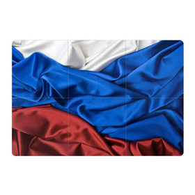 Магнитный плакат 3Х2 с принтом Российский Триколор в Курске, Полимерный материал с магнитным слоем | 6 деталей размером 9*9 см | Тематика изображения на принте: текстура | ткань