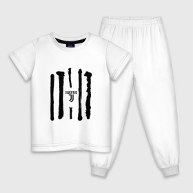 Детская пижама хлопок с принтом Juventus - Drawing paint (Collections 2018) в Курске, 100% хлопок |  брюки и футболка прямого кроя, без карманов, на брюках мягкая резинка на поясе и по низу штанин
 | juve | юве | ювентус