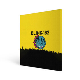 Холст квадратный с принтом Blink-182 город в Курске, 100% ПВХ |  | blink | альтернативный рок | блинк | город | желтый | марк хоппус | музыка | мэтт скиба | панк | панк рок | песни | поп панк | рок | скейт панк | смайл | солнце | трэвис баркер