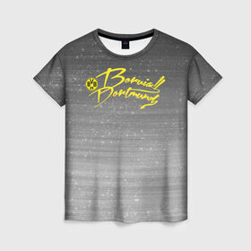 Женская футболка 3D с принтом Borussia Dortmund - New Design 2018 в Курске, 100% полиэфир ( синтетическое хлопкоподобное полотно) | прямой крой, круглый вырез горловины, длина до линии бедер | 0x000000123 | borussia | dortmund | боруссия дортмунд | холанд
