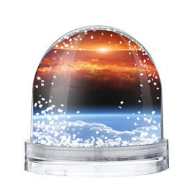 Водяной шар с принтом Космос в Курске, Пластик | Изображение внутри шара печатается на глянцевой фотобумаге с двух сторон | space | star | вселенная | звезды | земля | космический | космос | планеты | пространство