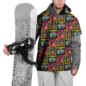 Накидка на куртку 3D с принтом Ramones в Курске, 100% полиэстер |  | Тематика изображения на принте: 