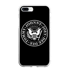 Чехол для iPhone 7Plus/8 Plus матовый с принтом The Ramones в Курске, Силикон | Область печати: задняя сторона чехла, без боковых панелей | punk | ramones | rock | панк | рамонс | рок