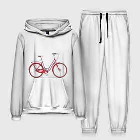 Мужской костюм 3D (с толстовкой) с принтом Велосипед в Курске,  |  | bicycle | байсикл | велик | красный | москва | педали