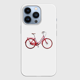Чехол для iPhone 13 Pro с принтом Велосипед в Курске,  |  | bicycle | байсикл | велик | красный | москва | педали