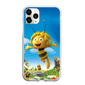Чехол для iPhone 11 Pro матовый с принтом Пчелка Майя в Курске, Силикон |  | Тематика изображения на принте: вилли | майя | мая | пчелка | пчёлка майя | флип