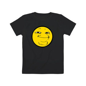 Детская футболка хлопок с принтом с ПеКа-Колобок #2 в Курске, 100% хлопок | круглый вырез горловины, полуприлегающий силуэт, длина до линии бедер | Тематика изображения на принте: йоба