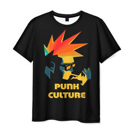 Мужская футболка 3D с принтом Punk culture в Курске, 100% полиэфир | прямой крой, круглый вырез горловины, длина до линии бедер | music | punk | ирокез | музыка | панк | панк музыка | рок | рок музыка | суб культура