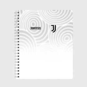 Тетрадь с принтом Juventus в Курске, 100% бумага | 48 листов, плотность листов — 60 г/м2, плотность картонной обложки — 250 г/м2. Листы скреплены сбоку удобной пружинной спиралью. Уголки страниц и обложки скругленные. Цвет линий — светло-серый
 | juve | juventus | юве | ювентус