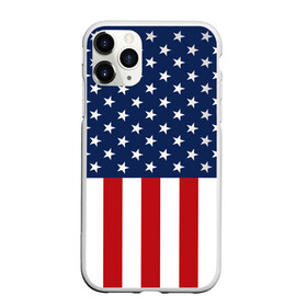 Чехол для iPhone 11 Pro матовый с принтом Флаг США в Курске, Силикон |  | flag | usa | патриотизм | сша | флаг