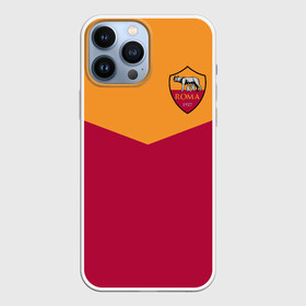 Чехол для iPhone 13 Pro Max с принтом A S Roma   Yellow and Red в Курске,  |  | Тематика изображения на принте: рим | рома
