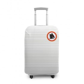 Чехол для чемодана 3D с принтом A S Roma - WHITE N 98 в Курске, 86% полиэфир, 14% спандекс | двустороннее нанесение принта, прорези для ручек и колес | 0x000000123 | as roma | roma | рим | рома