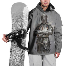 Накидка на куртку 3D с принтом Рыцарь в Курске, 100% полиэстер |  | боец | воин | доспехи | король | латы | меч | рыцарь