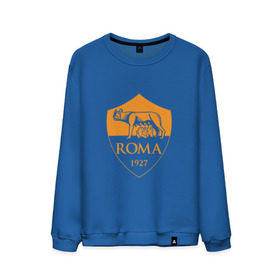 Мужской свитшот хлопок с принтом A S Roma - Autumn Top в Курске, 100% хлопок |  | Тематика изображения на принте: as roma | roma | рома | футбол
