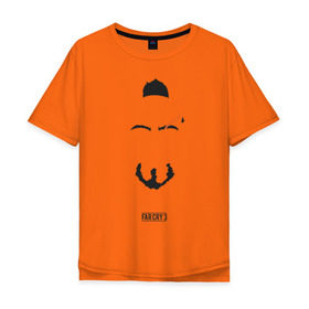 Мужская футболка хлопок Oversize с принтом Ваас минимализм в Курске, 100% хлопок | свободный крой, круглый ворот, “спинка” длиннее передней части | far cry | farcry | farcry3 | vaas | ваас | враг | злодей | минимализм | психопат