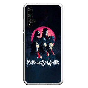 Чехол для Honor 20 с принтом Группа Motionless in White в Курске, Силикон | Область печати: задняя сторона чехла, без боковых панелей | miw | motionless in white | гот | готик | готика | готы | группа | индастриал | крис моушнлесс | метал | металл | музыка | райан ситковски | рикки хоррор | черулли