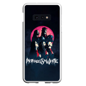 Чехол для Samsung S10E с принтом Группа Motionless in White в Курске, Силикон | Область печати: задняя сторона чехла, без боковых панелей | miw | motionless in white | гот | готик | готика | готы | группа | индастриал | крис моушнлесс | метал | металл | музыка | райан ситковски | рикки хоррор | черулли