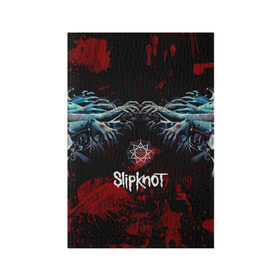 Обложка для паспорта матовая кожа с принтом Slipknot руки зомби в Курске, натуральная матовая кожа | размер 19,3 х 13,7 см; прозрачные пластиковые крепления | slipknot | альтернативный метал | андерс | брызги | грув метал | капли | колсефни | кори | кровь | метал | ню метал | ок | слипкнот | тейлор