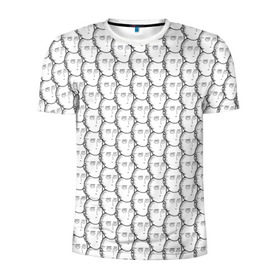 Мужская футболка 3D спортивная с принтом OnePunchMan в Курске, 100% полиэстер с улучшенными характеристиками | приталенный силуэт, круглая горловина, широкие плечи, сужается к линии бедра | anime | onepunchman | saitama | аниме | ванпанчмен | сайтама