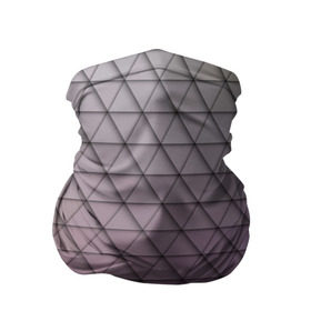 Бандана-труба 3D с принтом Кольчуга из треугольников в Курске, 100% полиэстер, ткань с особыми свойствами — Activecool | плотность 150‒180 г/м2; хорошо тянется, но сохраняет форму | абстракция | геометрия | текстура | узор