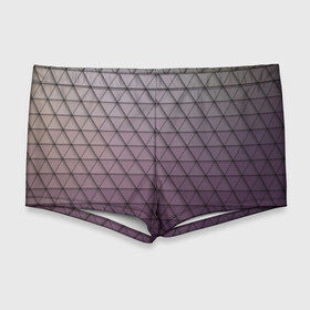 Мужские купальные плавки 3D с принтом Кольчуга из треугольников в Курске, Полиэстер 85%, Спандекс 15% |  | абстракция | геометрия | текстура | узор