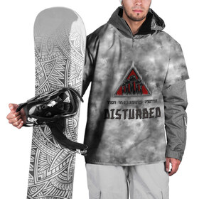 Накидка на куртку 3D с принтом Disturbed в Курске, 100% полиэстер |  | Тематика изображения на принте: 