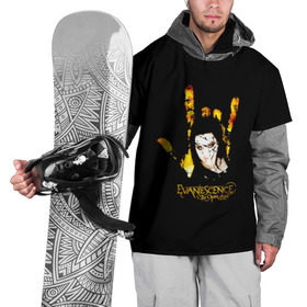 Накидка на куртку 3D с принтом Evanescence рука в Курске, 100% полиэстер |  | Тематика изображения на принте: 