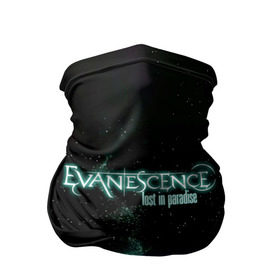 Бандана-труба 3D с принтом Evanescence в Курске, 100% полиэстер, ткань с особыми свойствами — Activecool | плотность 150‒180 г/м2; хорошо тянется, но сохраняет форму | Тематика изображения на принте: 