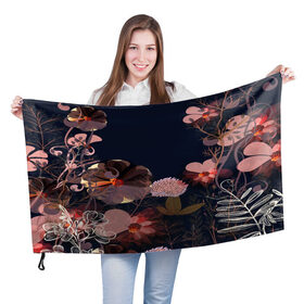 Флаг 3D с принтом Blossom fashion в Курске, 100% полиэстер | плотность ткани — 95 г/м2, размер — 67 х 109 см. Принт наносится с одной стороны | blossom | flower | бабочки | весна | лето | природа | расцвет | цвет | цветение | цветковое растение | цветок