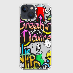 Чехол для iPhone 13 mini с принтом Graffiti в Курске,  |  | break | dance | graffiti | hip hop | rap | граффити | рэп | скейтборд | хип хоп