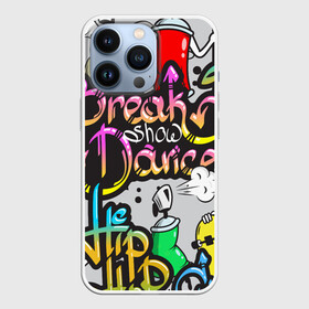 Чехол для iPhone 13 Pro с принтом Graffiti в Курске,  |  | Тематика изображения на принте: break | dance | graffiti | hip hop | rap | граффити | рэп | скейтборд | хип хоп