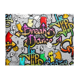 Обложка для студенческого билета с принтом Graffiti в Курске, натуральная кожа | Размер: 11*8 см; Печать на всей внешней стороне | Тематика изображения на принте: break | dance | graffiti | hip hop | rap | граффити | рэп | скейтборд | хип хоп
