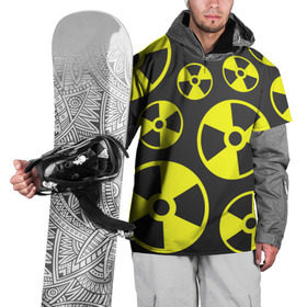 Накидка на куртку 3D с принтом Радиация в Курске, 100% полиэстер |  | радиация | радиоактивность