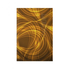 Обложка для паспорта матовая кожа с принтом Золотые вихри в Курске, натуральная матовая кожа | размер 19,3 х 13,7 см; прозрачные пластиковые крепления | Тематика изображения на принте: gold | абстракция | вихрь | золото | золотой | текстура | узор