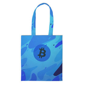 Сумка 3D повседневная с принтом Blue Sea Camo Bitcoin в Курске, 100% полиэстер | Плотность: 200 г/м2; Размер: 34×35 см; Высота лямок: 30 см | blue | camo | camouflage | coin | crypto | currency | ethereum | litecoin | mining | token | биткоин | биток | камо | камуфляж | крипта | крипто | криптовалюта | лайткоин | майнинг | ферма | эфир