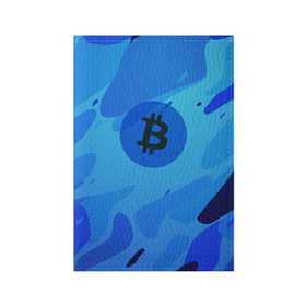 Обложка для паспорта матовая кожа с принтом Blue Sea Camo Bitcoin в Курске, натуральная матовая кожа | размер 19,3 х 13,7 см; прозрачные пластиковые крепления | blue | camo | camouflage | coin | crypto | currency | ethereum | litecoin | mining | token | биткоин | биток | камо | камуфляж | крипта | крипто | криптовалюта | лайткоин | майнинг | ферма | эфир