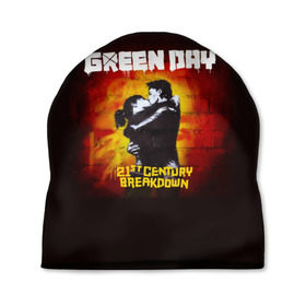 Шапка 3D с принтом Поцелуй Green Day в Курске, 100% полиэстер | универсальный размер, печать по всей поверхности изделия | american idiot | green day | альтернативный | билли джо армстронг | грин дей | группа | зелёный день | майк дёрнт | музыка | панк | поп | поппанк | поцелуй | рок | стена | тре кул
