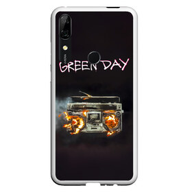 Чехол для Honor P Smart Z с принтом Green Day магнитофон в огне в Курске, Силикон | Область печати: задняя сторона чехла, без боковых панелей | Тематика изображения на принте: american idiot | green day | альтернативный | билли джо армстронг | грин дей | группа | зелёный день | майк дёрнт | музыка | панк | поп | поппанк | рок | тре кул