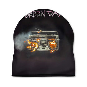 Шапка 3D с принтом Green Day магнитофон в огне в Курске, 100% полиэстер | универсальный размер, печать по всей поверхности изделия | american idiot | green day | альтернативный | билли джо армстронг | грин дей | группа | зелёный день | майк дёрнт | музыка | панк | поп | поппанк | рок | тре кул