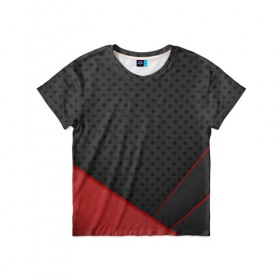 Детская футболка 3D с принтом Abstract lines в Курске, 100% гипоаллергенный полиэфир | прямой крой, круглый вырез горловины, длина до линии бедер, чуть спущенное плечо, ткань немного тянется | абстракция | геометрия | линия | сетка | текстура
