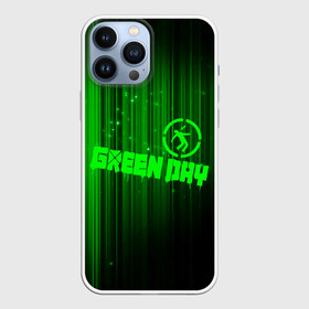 Чехол для iPhone 13 Pro Max с принтом Green Day лучи в Курске,  |  | Тематика изображения на принте: american idiot | green day | альтернативный | билли джо армстронг | грин дей | группа | зелёный день | майк дёрнт | музыка | надпись | панк | поп | поппанк | рок | тре кул