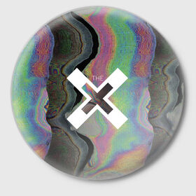 Значок с принтом The XX в Курске,  металл | круглая форма, металлическая застежка в виде булавки | 